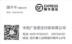 顺丰快递名片-CY509